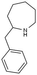 2-ベンジルアゼパン 化学構造式