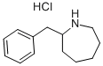 HEXAHYDRO-2-(PHENYLMETHYL)-1H-AZEPINE, HYDROCHLORIDE 化学構造式