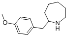 HEXAHYDRO-2-[(4-METHOXYLPHENYL)METHYL]-1H-AZEPINE 化学構造式
