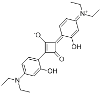 2,4-双[4-(二乙氨基)-2-羟基苯基]方酸,68842-66-0,结构式