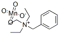 N,N,N-トリエチルベンゼンメタンアミニウム·過マンガン酸アニオン 化学構造式