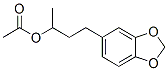酢酸3-(1,3-ベンゾジオキソール-5-イル)-1-メチルプロピル 化学構造式