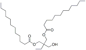 ビスドデカン酸[2-エチル-2-(ヒドロキシメチル)-1,3-プロパンジイル] 化学構造式