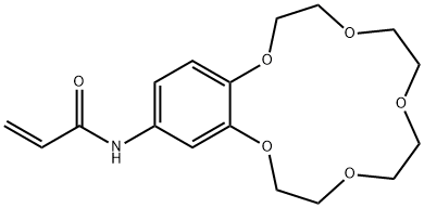 4-丙烯酰胺苯并-15-冠-5 结构式