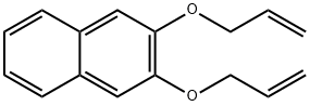 2,3-ビス(アリルオキシ)ナフタレン 化学構造式