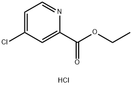 2-Pyridinecarboxylic acid, 4-chloro-, ethyl ester, hydrochloride Structure