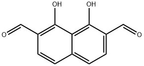 2,7-Naphthalenedicarboxaldehyde, 1,8-dihydroxy- (9CI) Structure