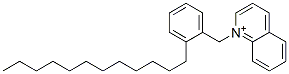 1-[(dodecylphenyl)methyl]quinolinium Structure