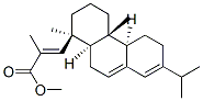 2-メチルプロペン酸[[(1R)-1,2,3,4,4a,4bα,5,6,10,10aα-デカヒドロ-1,4aβ-ジメチル-7-(1-メチルエチル)フェナントレン]-1α-イル]メチル 化学構造式