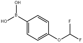 Boronic acid, [4-(difluoromethoxy)phenyl]- (9CI) Struktur