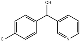 (4-chlorophenyl)(pyridin-3-yl)Methanol 化学構造式