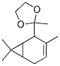 2-methyl-2-(3,7,7-trimethylbicyclo[4.1.0]hept-3-en-2-yl)-1,3-dioxolane,68891-89-4,结构式
