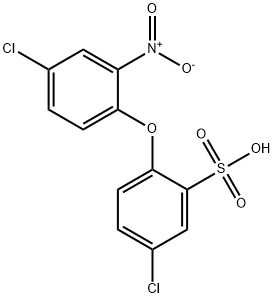 5-chloro-2-(4-chloro-2-nitrophenoxy)benzenesulphonic acid|5-CHLORO-2-(4-CHLORO-2-NITROPHENOXY)BENZENESULPHONIC ACID