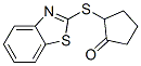 2-(Benzothiazole-2-ylthio)cyclopentanone,68898-25-9,结构式