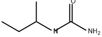 N-(1-メチルプロピル)尿素 化学構造式