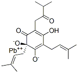 (R)-3,5,6-trihydroxy-4,6-bis(3-methylbut-2-enyl)-2-(3-methyl-2-oxobutyl)cyclohexa-2,4-dien-1-one, lead salt|