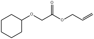 环己氧乙酸烯丙酯,68901-15-5,结构式