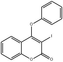 3-Iodo-4-phenoxy-2H-1-benzopyran-2-one,68903-74-2,结构式