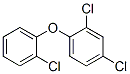 2,4-dichloro-1-(2-chlorophenoxy)benzene 结构式