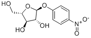 4-NITROPHENYL-ALPHA-L-ARABINOFURANOSIDE Struktur