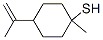1-メチル-4-(1-メチルエテニル)シクロヘキサンチオール 化学構造式