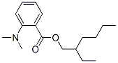 2-(Dimethylamino)benzoic acid 2-ethylhexyl ester Struktur