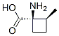 Cyclobutanecarboxylic acid, 1-amino-2-methyl-, (1R,2S)- (9CI) Structure