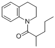 1,2,3,4-TETRAHYDRO-1-(2-METHYL-1-OXOPENTYL)QUINOLINE Structure