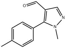 1-Methyl-5-p-tolyl-1H-pyrazole-4-carbaldehyde Struktur