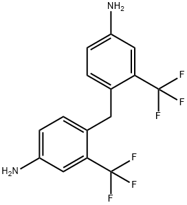 4,4'-DIAMINO-2,2'-DI-(TRIFLUOROMETHYL)-DIPHENYLMETHANE Struktur
