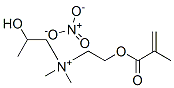 [2-hydroxypropyl]dimethyl[2-[(2-methyl-1-oxoallyl)oxy]ethyl]ammonium nitrate 化学構造式