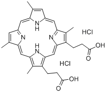 DEUTEROPORPHYRIN IX DIHYDROCHLORIDE|二(丙酸甲基)卟啉二盐酸盐