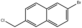 2-溴-6-氯甲基萘 结构式