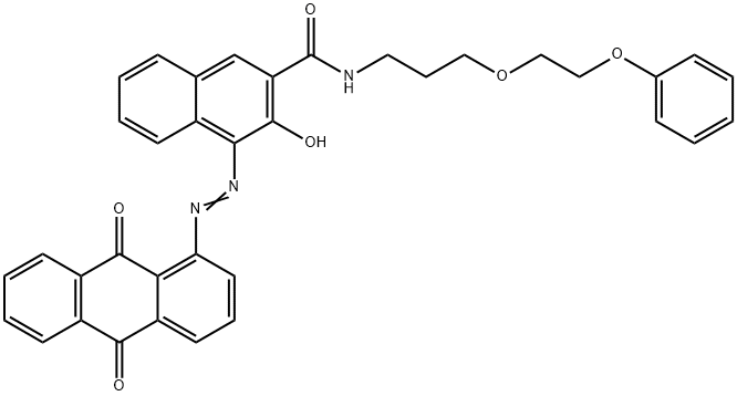 4-[(9,10-dihydro-9,10-dioxo-1-anthryl)azo]-3-hydroxy-N-[3-(2-phenoxyethoxy)propyl]naphthalene-2-carboxamide|