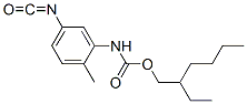 2-ethylhexyl (5-isocyanato-2-methylphenyl)-carbamate Struktur