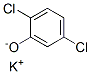 potassium 2,5-dichlorophenolate Structure