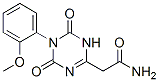 1,4,5,6-tetrahydro-N-(2-methoxyphenyl)-4,6-dioxo-1,3,5-triazin-2-acetamide,68957-43-7,结构式