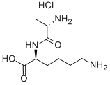 H-ALA-LYS-OH · HCL 化学構造式