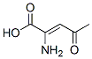 2-Pentenoic acid, 2-amino-4-oxo- (9CI),68982-76-3,结构式