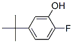 Phenol,  5-(1,1-dimethylethyl)-2-fluoro- Struktur