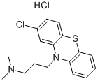 盐酸氯丙嗪,69-09-0,结构式