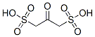 2-oxopropane-1,3-disulphonic acid Struktur