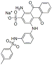 69008-24-8 1-Amino-9,10-dihydro-4-[[3-[[(4-methylphenyl)sulfonyl]amino]phenyl]amino]-9,10-dioxo-2-anthracenesulfonic acid sodium salt