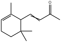 4-(2,6,6-trimethyl-2-cyclohexen-1-yl)-3-buten-2-one 结构式