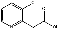 2-(3-ヒドロキシピリジン-2-イル)酢酸 化学構造式