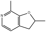2,3-ジヒドロ-2,7-ジメチルフロ[2,3-c]ピリジン 化学構造式