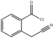 Benzoyl chloride, 2-(cyanomethyl)- (9CI) Structure