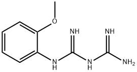 N-(2-METHOXYPHENYL)IMIDODICARBONIMIDIC DIAMIDE HYDROCHLORIDE Structure