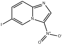 6-IODO-3-NITRO-IMIDAZO[1,2-A]PYRIDINE 化学構造式