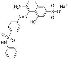 sodium 6-amino-5-[(4-anilinosulphonylphenyl)azo]-4-hydroxynaphthalene-2-sulphonate|